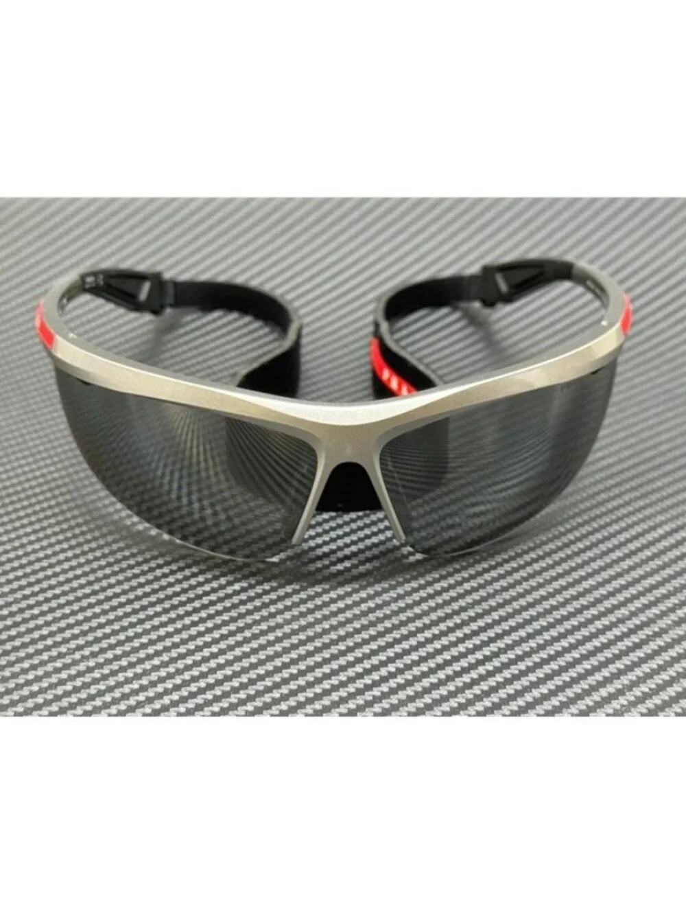 New Prada Linea Rossa Men Grey Sunglasses 96-10-130